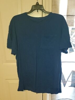 Fruit of the Loom Deep Blue Short-Sleeve Pocket Tee